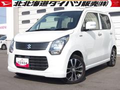 ワゴンＲ 中古車 ２０周年記念車２ＷＤ　カーナビ　キーフリー　オートエアコン　アルミホイール　オートライト　革巻きステアリングホイール　運転席シートヒーター　アイドリングストップ