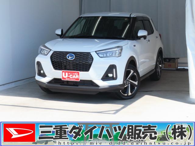 ロッキープレミアムＧ　ＨＥＶ　　前後ドラレコ　ＥＴＣ　１年間無料保証純正９型ナビ　パノラマカメラ　キーフリー　Ｂｌｕｅｔｏｏｔｈ　地デジ　アイドリングストップ　運転席・助手席シートヒーター　ＵＳＢ接続　オートエアコン　電動パーキングブレーキ　パワーウィンドウ（三重県）の中古車