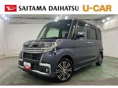 タント 中古車 カスタムＲＳ　トップエディションＳＡＩＩＩ　８インチナビ一年保証・走行距離無制限走行２０４６６キロ　フルセグナビ　ブルートゥース　ＥＴＣ　ドラレコ　バックカメラ　オートライト　ＬＥＤヘッドライト　シートヒーター　両側電動スライドドア