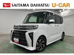 タント 中古車 カスタムＸ　走行３４５３９キロ／車検整備付／ナビ一年保証・走行距離無制限走行３４５３９キロ　フルセグナビ　バックカメラ　ドラレコ　ＥＴＣ　クリアランスソナー　オートライト　ＬＥＤヘッドライト　シートヒーター　両側電動スライドドア