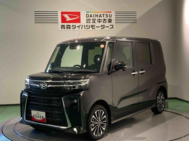 タントカスタムRSディスプレイオーディオ 前席シートヒーター 下回り防錆済み アルミ ターボ 4WD スマートキー エアバッグ キーフリー ABS(青森県)の中古車