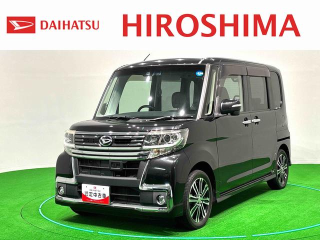 タントカスタムＲＳ　トップエディションＳＡII　ナビ付　ＥＴＣＬＥＤオートライト　　オート電動格納式ドアミラー　両側電動スライドドア　アルミホイール　キーフリーシステム（広島県）の中古車