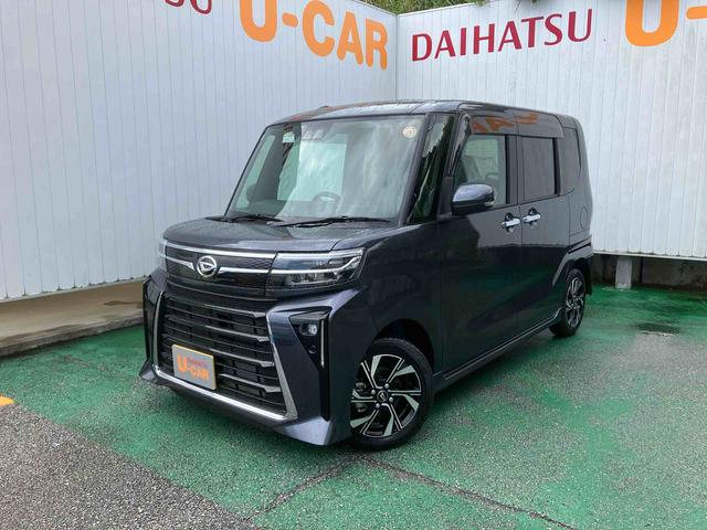タントカスタムＸリミテッドオートエアコン　９インチディスプレイオーディオ　　　衝突回避支援システム　コーナーセンサー　ＬＥＤヘッドランプ＆フォグランプ　両側パワースライドドア　キーフリーシステム（沖縄県）の中古車