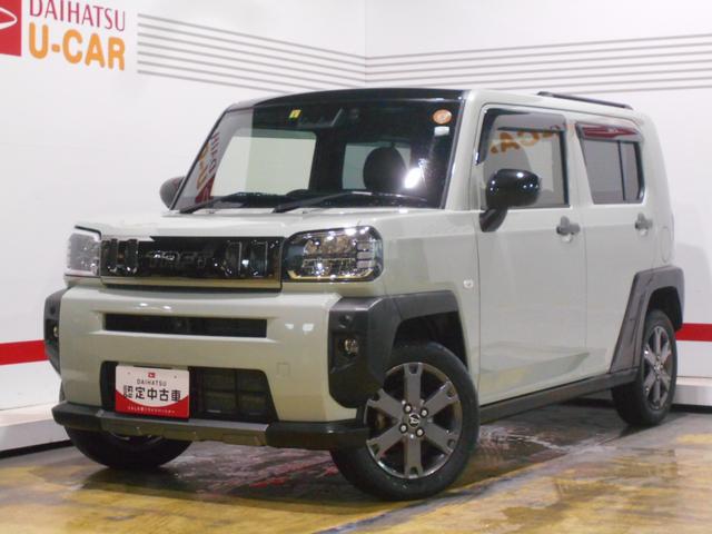 タフトG ダーククロムベンチャー 4WD 純正ナビ ドラレコ装着2023年モデル ダイハツ純正ワイドエントリーメモリーナビ ドライブレコーダー パノラマモニター 装着車(福井県)の中古車