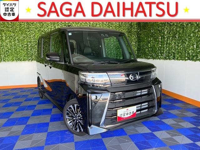 タントカスタムＲＳ両側電動スライドドア・プッシュボタンスタート・ステアリングスイッチ・オートエアコン・キーフリー・コーナーセンサー・ベンチシート・シートヒーター・パワーウィンドウ（佐賀県）の中古車