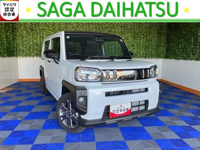 タフトG ダーククロムベンチャー外装ワケあり車・コーナーセンサー・プッシュボタンスタート・ステアリングスイッチ・キーフリー・シートヒーター・アルミホイール・パワーウィンドウ(佐賀県)の中古車