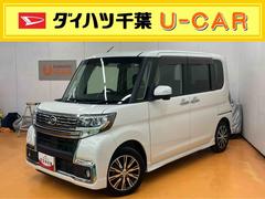 タント 中古車 カスタムＸ　トップエディションＳＡＩＩＩバックカメラ連動フルセグナビ　ＵＳＢ接続　ブルートゥース対応　衝突被害軽減ブレーキ　横滑り防止装置　オートライト　オートハイビーム　ＬＥＤヘッドライト　運転席シートヒーター　左側電動スライドドア