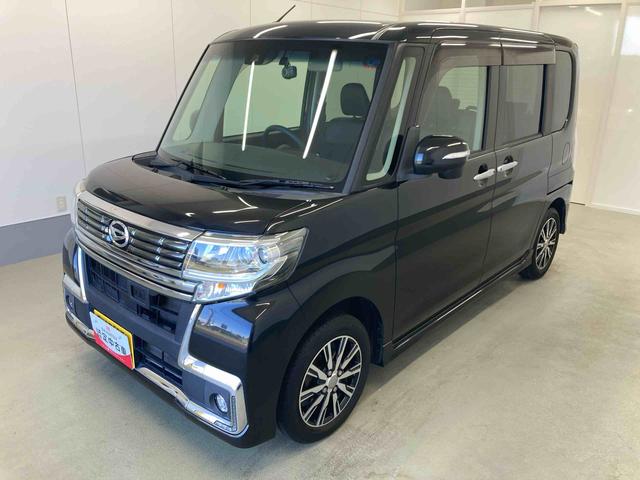 タントカスタムＸ　トップエディションＳＡII衝突被害軽減ブレーキ　横滑り防止装置　アイドリングストップ　ステアリングスイッチ　オートライト　キーフリーシステム　オートエアコン　ナビ　バックカメラ　純正アルミホイール　バイザー　ベンチシート（岐阜県）の中古車