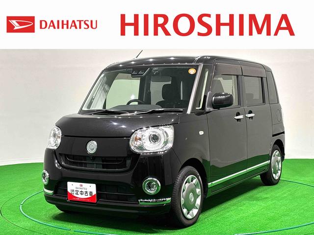 ムーヴキャンバスGブラックインテリアリミテッド SAIII 4WD ナビドライブレコーダー ETC パノラマバックモニター LEDヘッドランプ・フォグランプ オートライト プッシュボタンスタート セキュリティアラーム パノラマモニター対応カメラ 両側パワースライドドア(広島県)の中古車