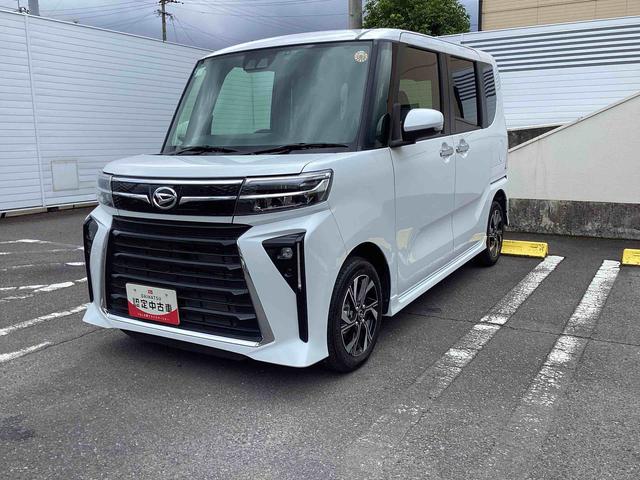 タントカスタムXインパネシフト プッシュスタートスイッチ 電子カードキー 電動パーキングブレーキ カーナビ 衝突軽減ブレーキサポート レーンアシスト オートマチックハイビーム ABS付(鹿児島県)の中古車