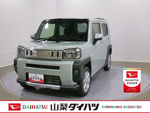 タフトG クロムベンチャー 4WD 純正ナビ パノラマスマートアシスト・15インチアルミ・LEDヘッドランプ・LEDフォグ・スカイフィールトップ・電動パーキング・運転席助手席シートヒーター・USBソケット(山梨県)の中古車