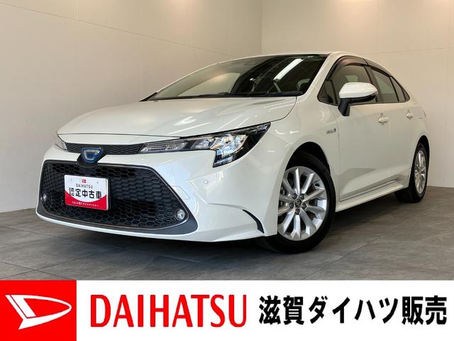 カローラハイブリッド S 純正ナビ バックカメラ ドラレコ クルコントヨタセーフティセンス コーナーセンサー 純正ナビ Bluetooth USB バックカメラ ドラレコ ETC レーダークルーズコントロール LED オートライト オートエアコン ハイブリッド車(滋賀県)の中古車