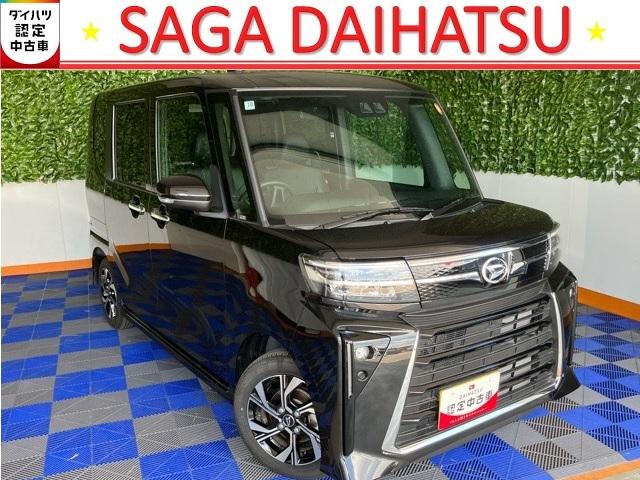 タントカスタムＸ両側電動スライドドア・プッシュボタンスタート・ステアリングスイッチ・オートエアコン・キーフリー・コーナーセンサー・ベンチシート・シートヒーター・パワーウィンドウ（佐賀県）の中古車