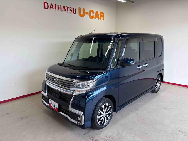 タントカスタムX トップエディションVS SAIII4WD 純正ナビ パノラマモニター ステアリングスイッチ LEDヘッドライト/フォグランプ オートエアコン/ライト/ハイビーム/電動ドアミラー リモコンエンジンスターター TVコントロールキット(秋田県)の中古車