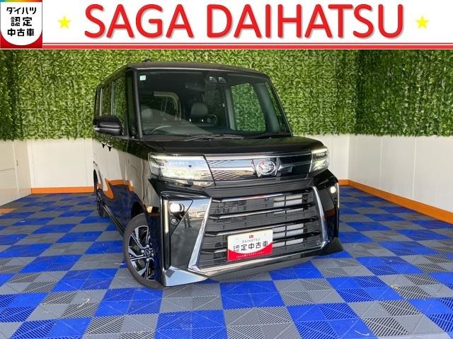 タントカスタムX両側電動スライドドア・プッシュボタンスタート・ステアリングスイッチ・オートエアコン・キーフリー・コーナーセンサー・ベンチシート・シートヒーター・パワーウィンドウ(佐賀県)の中古車