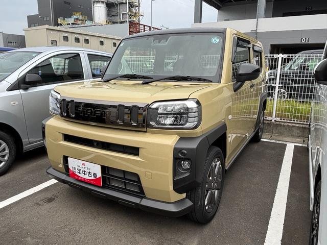 タフトＧ　雹害車１５インチアルミホイール　オートレベリング機能付フルＬＥＤヘッドランプ　ＬＥＤフォグランプ　本革巻ステアリングホイール　本革巻インパネセンターシフト　ＴＦＴカラーマルチインフォメーションディスプレイ（静岡県）の中古車