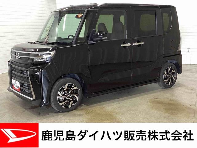 タントカスタムＸリミテッドインパネシフト　プッシュスタートスイッチ　電子カードキー　カーナビ　バックモニター　衝突回避支援システム　両側電動パワースライドドア　車線逸脱警報　アルミホイール　ドラレコ　ＥＴＣ　ＡＢＳ（鹿児島県）の中古車