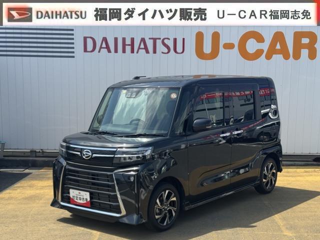 タントカスタムXナビ地デジTV バックカメラ Bluetooth スマートキー ETC 前後ドライブレコーダー 両側電動スライドドア オートライト LEDヘッドライト 衝突軽減ブレーキ 新車保証継承付(福岡県)の中古車