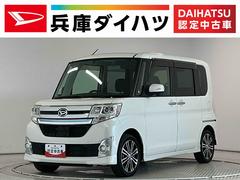 タント 中古車 カスタムＲＳ　ターボ　禁煙　ナビ　ＥＴＣ　両側電動スライド１年保証　禁煙車　両側電動スライドドア　ナビＴＶ　ＥＴＣ　ＤＶＤ　ＵＳＢ接続　Ｂｌｕｅｔｏｏｔｈ　ＬＥＤヘッドライト　アイドリングストップ　横滑り防止装置　オートライト　１５インチ純正アルミホイール