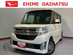 タント 中古車 カスタムＲＳ　トップエディションＳＡプッシュスタート　両側電動スライドドア　アイドリングストップ　ＬＥＤヘッドライト　フロントフォグランプ　ベンチシート　純正ナビ　ＳＤ　ＵＳＢ　ＣＤ　ワンセグＴＶ　バックカメラ　ＥＴＣ車載器　２ＷＤ