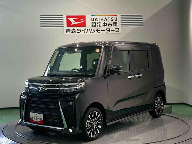 タントカスタムＲＳナビ　前席シートヒーター　下回り防錆済み　アルミ　ターボ　４ＷＤ　スマートキー　エアバッグ　キーフリー　ＡＢＳ（青森県）の中古車