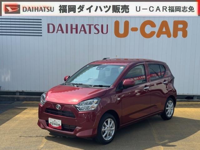 ミライースＧ　ＳＡIII弊社デモカーＵＰ車　新車保証継承付　オーディオレス　バックカメラ付　　スマートキー　ＬＥＤヘッドライト　衝突軽減ブレーキ　横滑り防止装置　アイドリングストップ　クリアランスソナー　純正アルミホイール（福岡県）の中古車