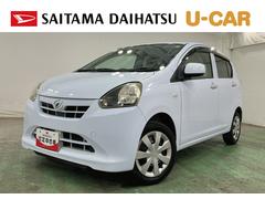 ミライース 中古車 Ｘ　雹害　走行６１１６９キロ　ＣＤチューナー　純正マット１年保証距離無制限　助手席エアバッグ　アイドリングストップ　マニュアルエアコン　キーレスエントリー　ドリンクホルダー