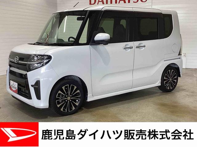 タントカスタムRSターボ付 インパネシフト プッシュスタートスイッチ 両側電動スライドドア アルミホイール ABS シートヒーター 車線逸脱警報(鹿児島県)の中古車