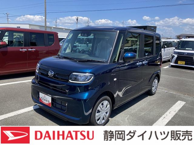 タントＸ１４インチフルホイールキャップ　フルＬＥＤヘッドランプ　オート格納式カラードドアミラー　左側パワースライドドア　ＴＦＴカラーマルチインフォメーションディスプレイ　フルファブリックシート（静岡県）の中古車