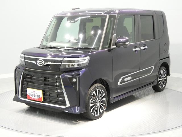 タントカスタムＲＳ４ＷＤ　ピラーレス　両側電動スライドドア　追従機能付クルーズコントロール　ＥＴＣ　クリアランスソナー（岩手県）の中古車
