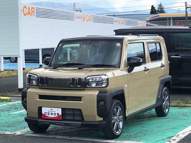 タフトG ダーククロムベンチャー 4WD 8155km走行4WD スマートアシスト ディスプレイオーディオ アルミホイール オートエアコン レーダークルーズコントロール 電動パーキングブレーキ 前席シートヒーター(山形県)の中古車