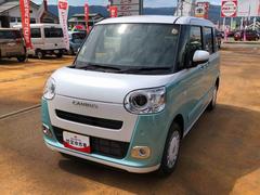 ムーヴキャンバス 中古車 ストライプスＧ　４ＷＤ　走行距離４９６ｋｍ４ＷＤ　スマートアシスト　１４インチフルホイールキャップ　９インチディスプレイオーディオ　ドライブレコーダー　両側パワースライドドア