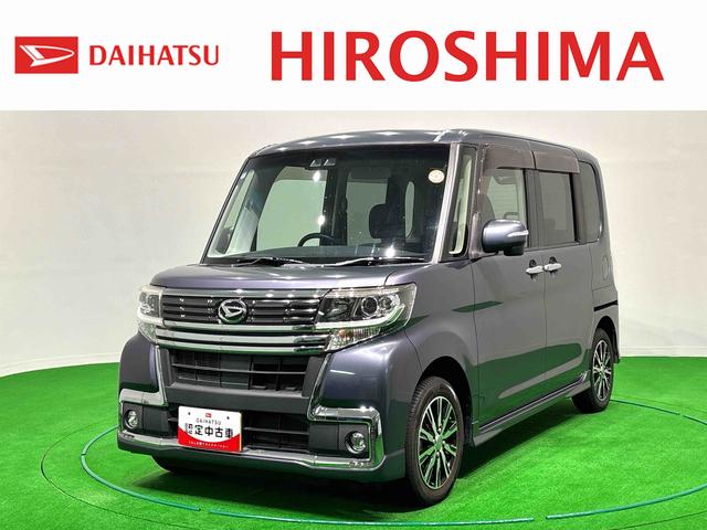 タントカスタムX トップエディションSAIIIオートライト オートエアコン 助手席側パワースライドドア スマートアシスト LEDヘッドライト スタートボタン カードキー シートヒーター(広島県)の中古車