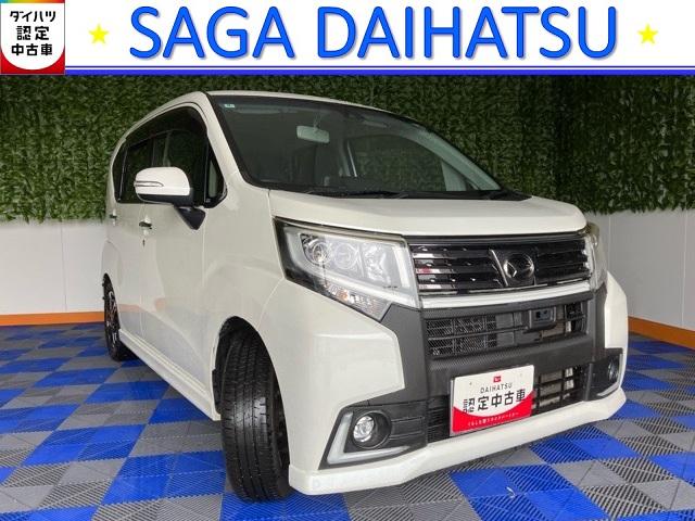 ムーヴカスタム RS ハイパーSAIIアウトレット車・バックモニター・プッシュボタンスタート・ステアリングスイッチ・オートエアコン・キーフリー・アルミホイール・パワーウィンドウ(佐賀県)の中古車