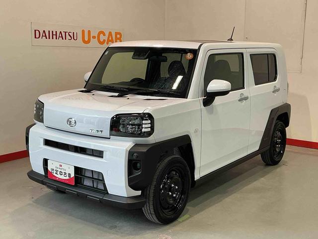 タフトX踏み間違い防止 イモビライザー クリソナ A−STOP 電格ミラー 車線逸脱警報 キーフリー ムーンルーフ LEDヘッド ハイビームアシスト スマートキー オートライト(栃木県)の中古車
