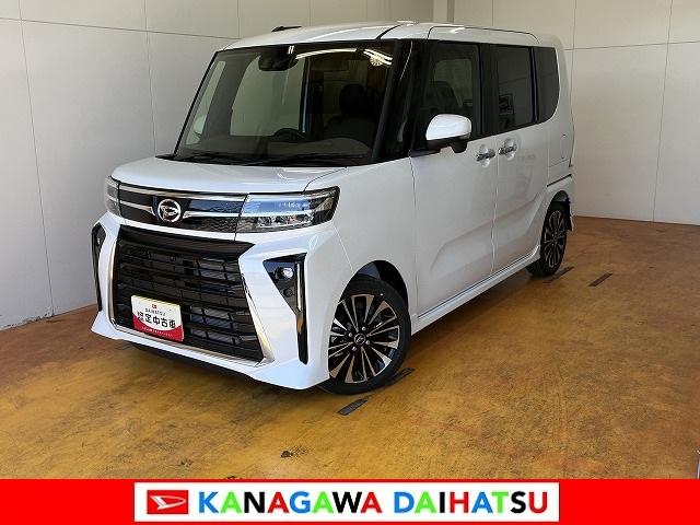 タントカスタムＲＳリミテッドサポカーＳワイド適合　パノラマモニター対応　ミラクルオープンドア　両側オートスライドドア　ＥＴＣ　電動パーキングブレーキ　ステアリングスイッチ　シートヒーター　コーナーセンサー　キーフリー（神奈川県）の中古車