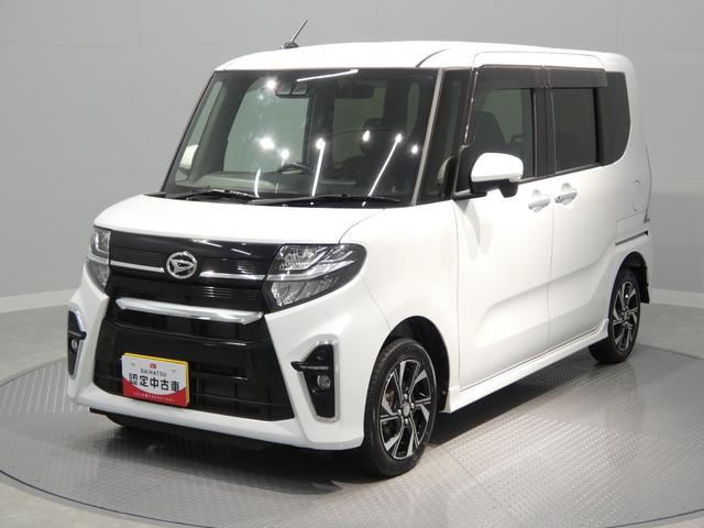 タントカスタムX4WD スマートアシスト CDチューナー 両側パワースライドドア LEDヘッドライト シートヒーター クリアランスソナー(岩手県)の中古車