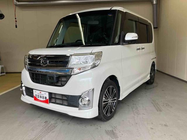 タントカスタムＲＳ　トップエディションＳＡII／ターボ純正７インチナビ　バックモニター　ＥＴＣ　両側電動スライドドア　プッシュボタンスタート　キーフリー　オートエアコン　ミラクルオープンドア　アルミホイール　ターボ　オートライト　マット　バイザー（三重県）の中古車