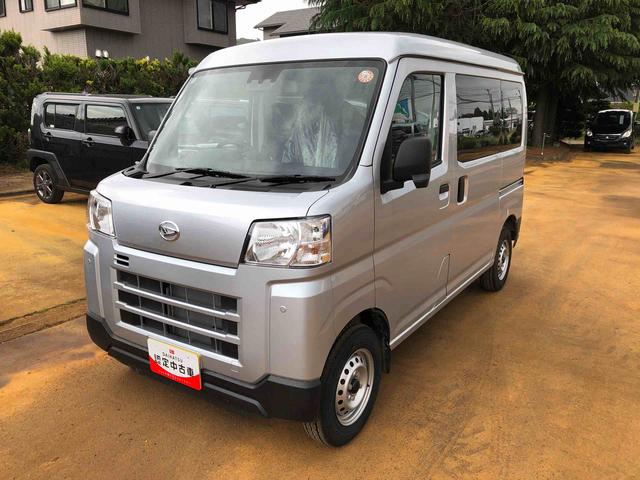 ハイゼットカーゴＤＸ　４ＷＤ　走行距離１２１４ｋｍ４ＷＤ　スマートアシスト　ＡＭ／ＦＭラジオ　キーレスエントリー　スチールホイール　マニュアルエアコン　コーナーセンサー　ユースフルナット（山形県）の中古車