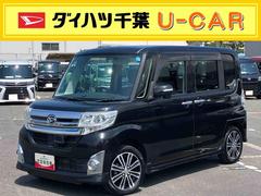タント 中古車 カスタムＲＳ　ＳＡ８型ナビ／ＢＴ／ＴＶ／ＤＩＳＣ／バックカメラ　ＥＴＣ　ターボ　両側パワスラ　１５インチアルミ　ＬＥＤヘッドライト　フロントグリルイルミ　スマートキー　電動格納ドアミラー　衝突被害軽減ブレーキ