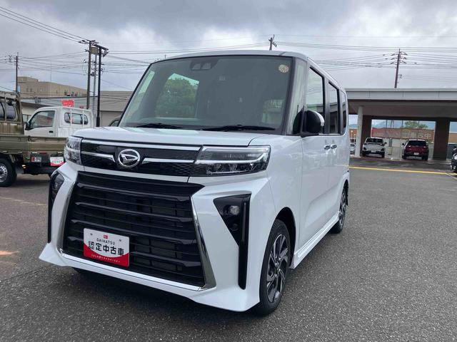 タントカスタムＸアルミ　スマートキー　キーフリー　ＡＢＳ付　記録簿　エアバッグ（山口県）の中古車