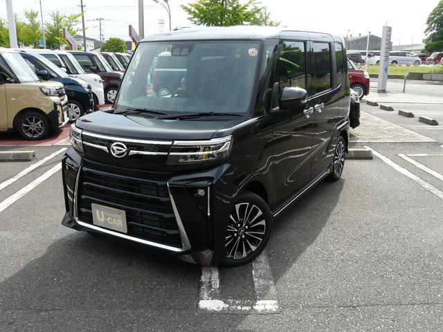 タントカスタムRSリミテッドアルミホイール セキュリティアラーム キーフリーシステム スモークガラス 走行距離5km(福岡県)の中古車