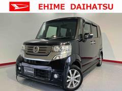 Ｎ−ＢＯＸカスタム 中古車 Ｇ・Ｌパッケージ現状車　プッシュスタート　片側電動スライドドア　ベンチシート　ディスチャージヘッドライト　フロントフォグランプ　純正ナビ　ＣＤ　ＤＶＤ　ＵＳＢ　ＳＤ　ワンセグＴＶ　バックカメラ　社外アルミホイール