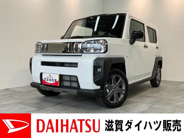 タフトGダーククロムベンチャー 9型DA Bカメラ 届出済未使用車衝突被害軽減ブレーキ コーナーセンサー ディスプレイオーディオ フルセグ Bluetooth USB バックカメラ 前席シートヒーター 電動パーキング LED オートライト クルコン オートエアコン(滋賀県)の中古車