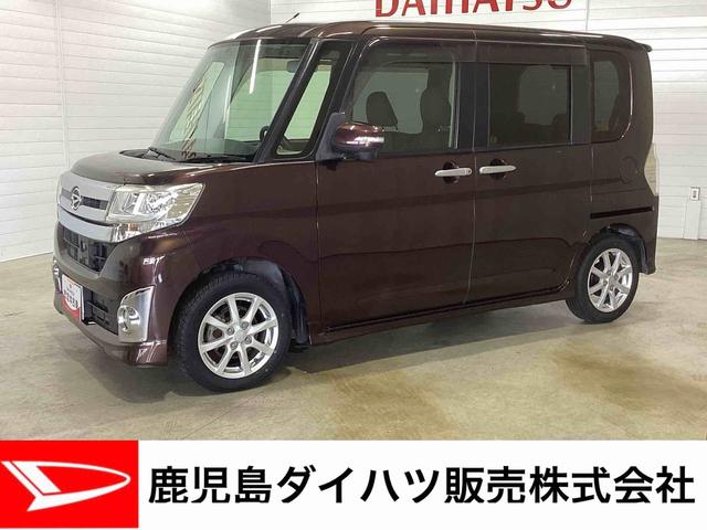 タントカスタムX SAインパネシフト プッシュスタートスイッチ 電子カードキー 片側電動両側スライドドア 衝突被害軽減システム アルミホイール ABS(鹿児島県)の中古車