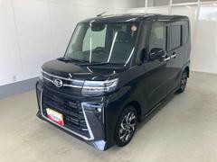 タント 中古車 カスタムＸ衝突被害軽減ブレーキ　横滑り防止装置　オートマチックハイビーム　アイドリングストップ　ステアリングスイッチ　オートライト　キーフリーシステム　オートエアコン　両側電動スライドドア　純正アルミホイール