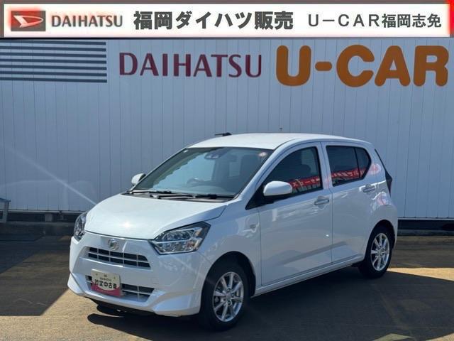 ミライースＧ　ＳＡIII弊社デモカーＵＰ車　新車保証継承付　オーディオレス　バックカメラ付　スマートキー　ＬＥＤヘッドライト　衝突軽減ブレーキ　横滑り防止装置　アイドリングストップ　クリアランスソナー　純正アルミホイール（福岡県）の中古車