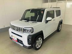 タフト 中古車 Ｇターボ　クロムベンチャー衝突被害軽減ブレーキ　横滑り防止装置　オートマチックハイビーム　アイドリングストップ　ステアリングスイッチ　オートライト　キーフリーシステム　オートエアコン　アルミホイール　サンルーフ　ルーフレール