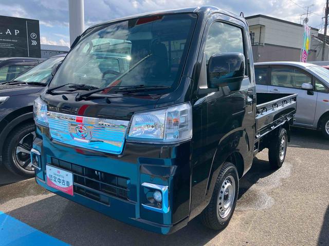 ハイゼットトラックＥＸＴ４ＷＤ　ＭＴ　６６０ｃｃ　衝突被害軽減ブレーキ　横滑り防止装置　ＡＢＳ　運転席・助手席エアバッグ　アイドリングストップ　マニュアルエアコン　パワーステアリング　プッシュボタンスタート　キーフリー（福島県）の中古車