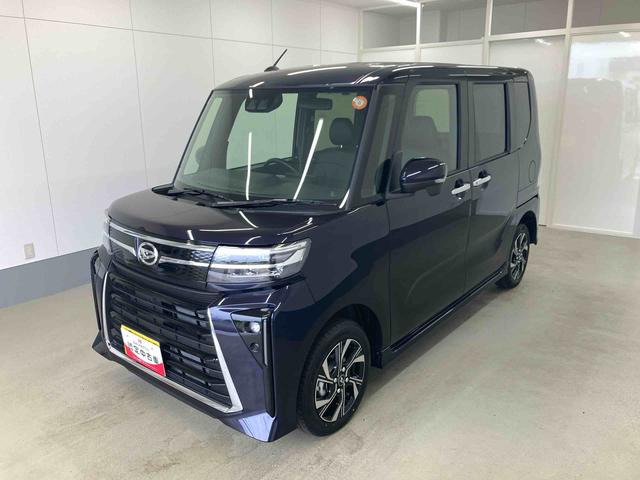 タントカスタムＸリミテッド衝突被害軽減ブレーキ　横滑り防止装置　オートマチックハイビーム　アイドリングストップ　ステアリングスイッチ　オートライト　キーフリーシステム　オートエアコン　両側電動スライドドア　純正アルミホイール（岐阜県）の中古車